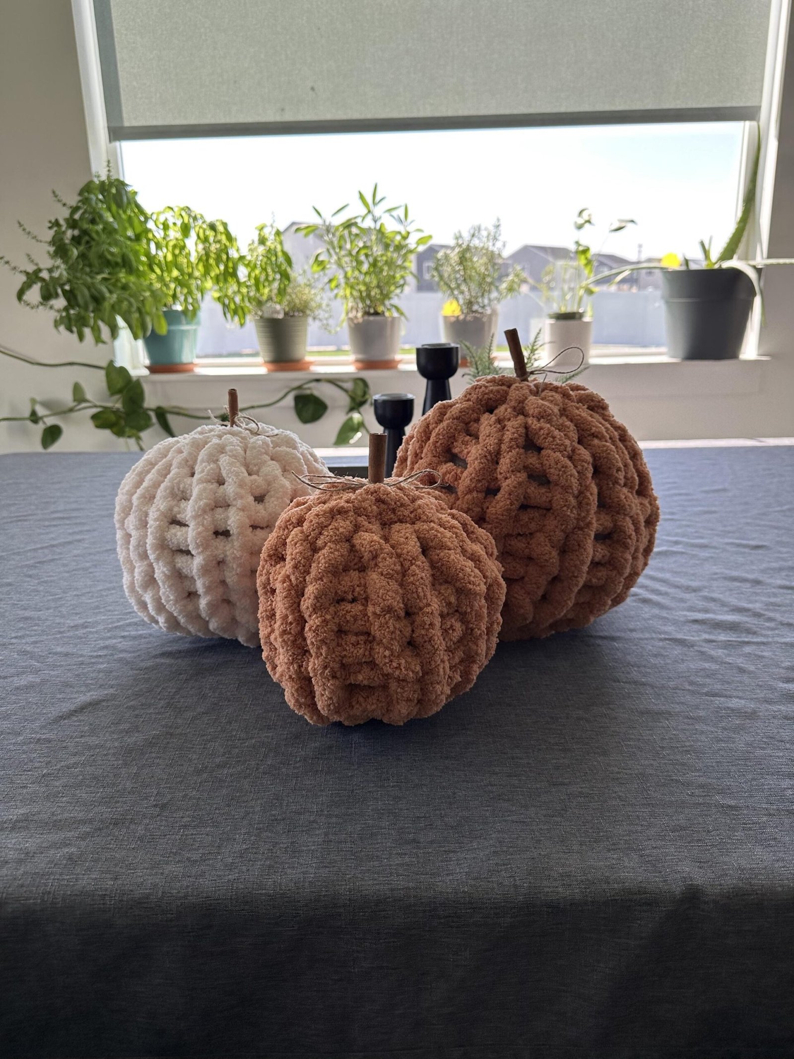 Pumpkin Pouf Pattern - Chunky Hand Knitting - Image 7