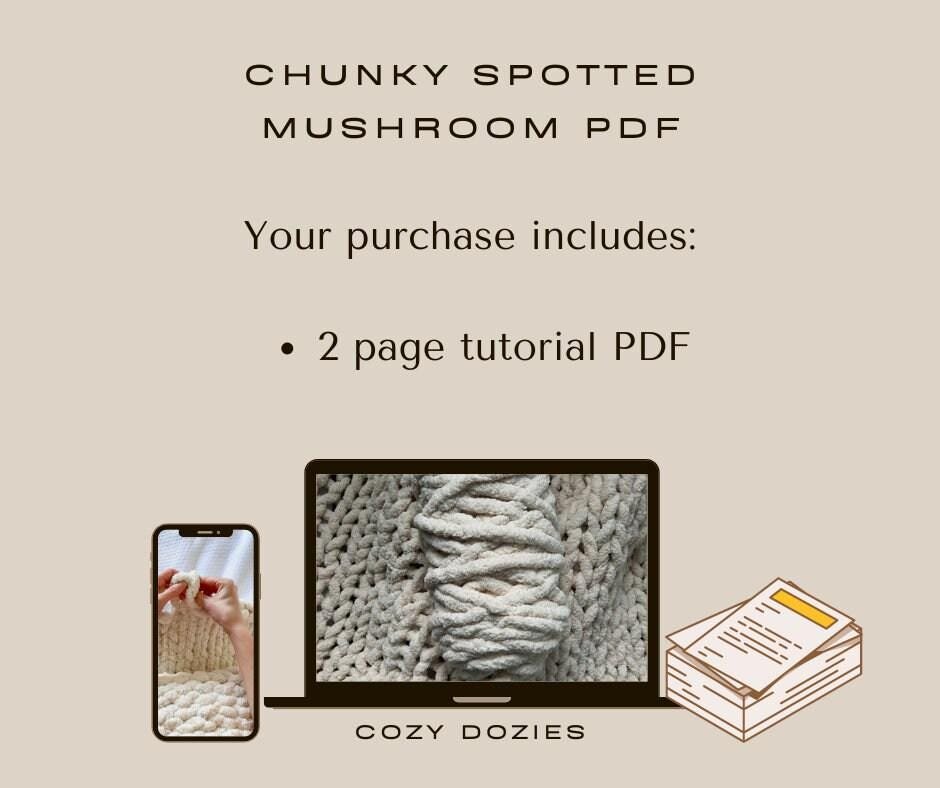 Mushroom Pattern - Chunky Crochet - Image 2