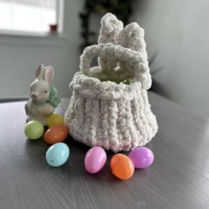 Easter Basket Pattern - Chunky Hand Knitting